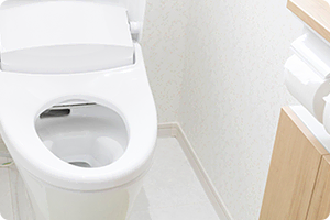 観光中でも安心のトイレ完備